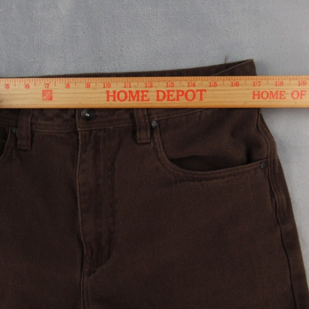 Empyre Relaxed Fit Brown Cotton Skate Pants Mens Size 34 Baggy Streetwear - Picture 3 of 11